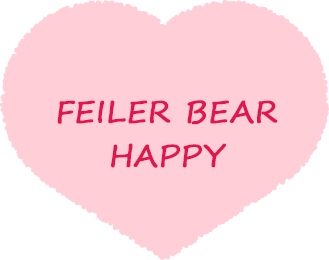 FEILER BEAR HAPPY