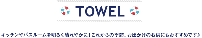 TOWEL b`oX[𖾂邭₩ɁIꂩ̋G߁Aôɂ߂ł