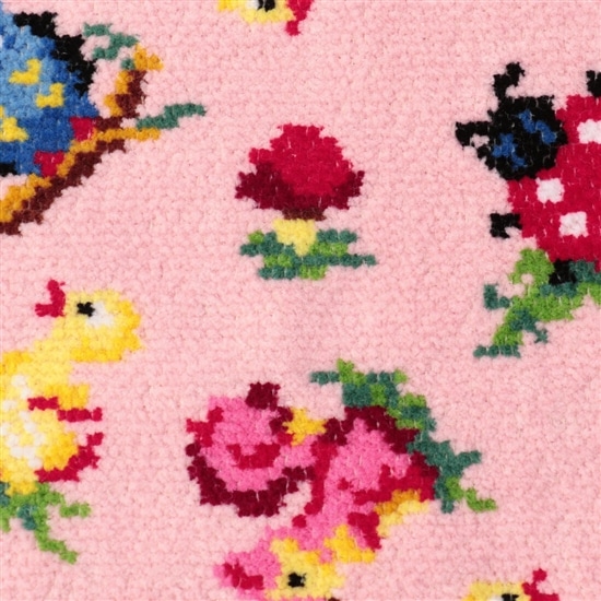 ハイジフレンズフォレスト ハンカチ(ペールピンク): FEILER ハイジフレンズフォレスト ハンカチ(ペールピンク): FEILER