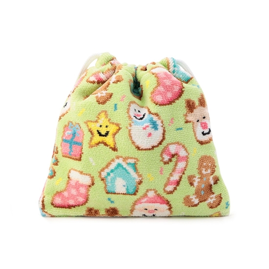 クリスマスクッキーズ 巾着 L/CMC-257153