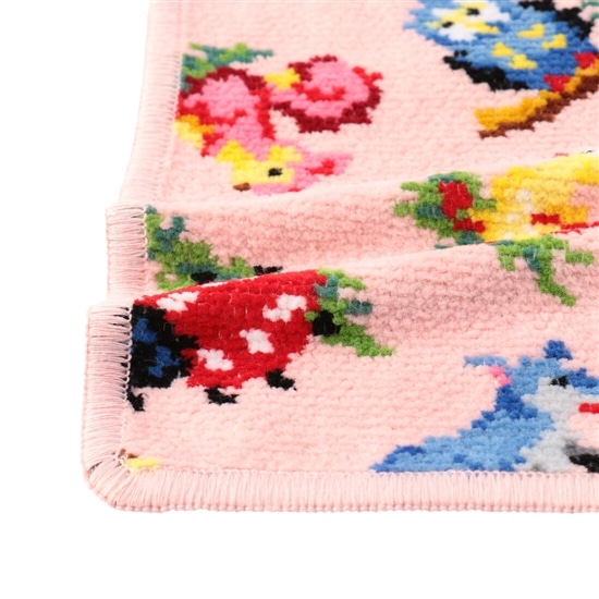 ハイジフレンズフォレスト ハンカチ(ペールピンク): FEILER ハイジフレンズフォレスト ハンカチ(ペールピンク): FEILER