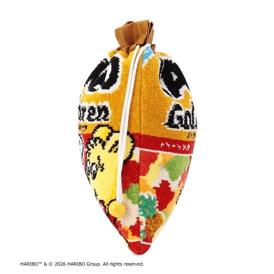 【抽選】ハリボーゴールドベアパッケージ 巾着 L/HRP-260103(取扱店舗限定)
