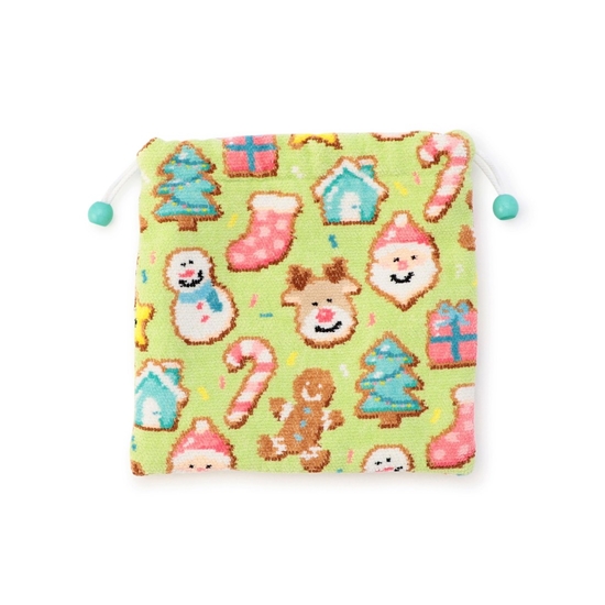 クリスマスクッキーズ 巾着 L/CMC-257153