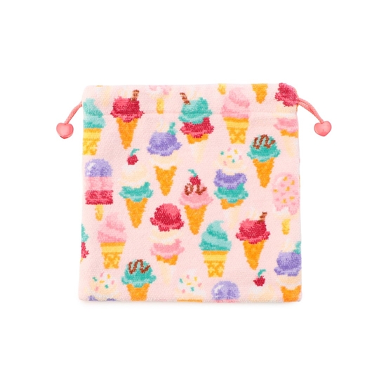 ラブラリーアイスクリーム 巾着 L/ICM-260148(WEB限定)