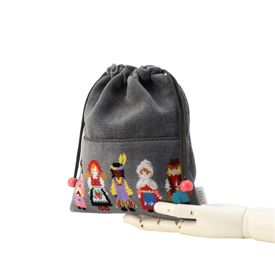 ナイストゥミートユー 巾着 NMY-260369(WEB限定)