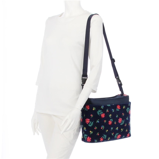 Veryコラボ ハイジフラワー ベビーカー2wayバッグ Hef 0138 ネイビー Feiler フェイラー公式オンラインショップ Feiler