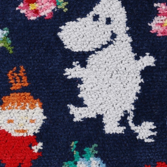 Moominコラボ ムーミン リトルミイフラワー マルチケース Mmf 取扱店舗限定 ネイビー Feiler フェイラー公式オンラインショップ Feiler