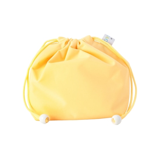 レモンドット 巾着付きバッグ L/LDO-213017(ホワイト): LOVERARY BY 