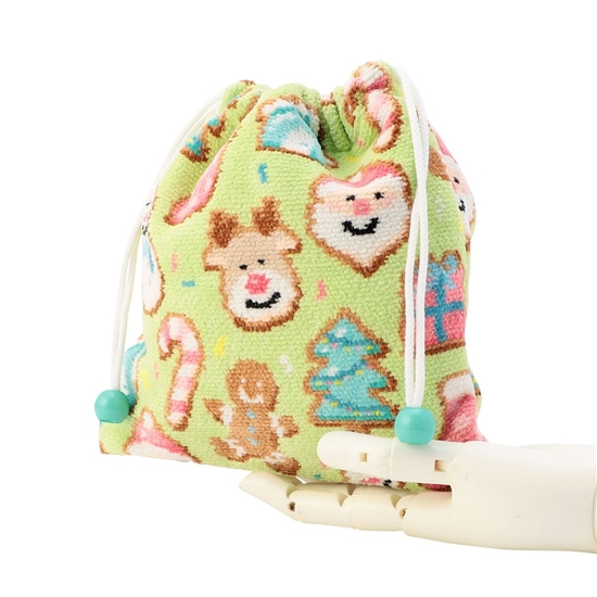 クリスマスクッキーズ 巾着 L/CMC-257153