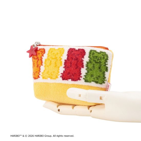 【抽選】ハリボーゴールドベア 舟型ポーチS L/HRB-260099(取扱店舗限定)