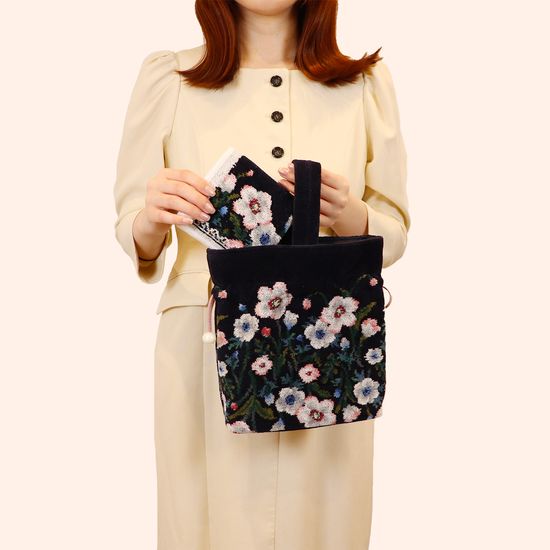 トワイライトスノー 巾着バッグ TWS-257205