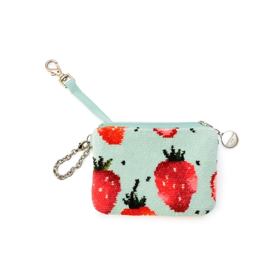 ストロベリードット キー&カードポーチ L/STD-260089