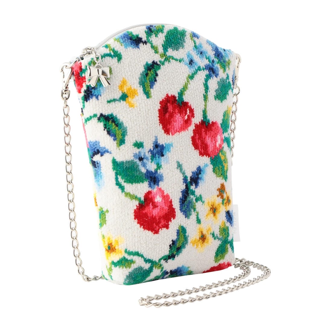 スウィングチェリー スマホショルダー Swc 1087 シルバーグレー Feiler フェイラー公式オンラインショップ Feiler