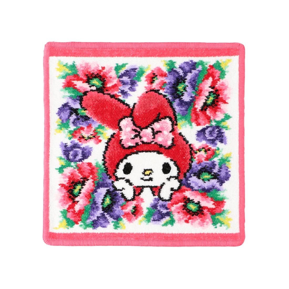 My Melodyコラボ マイメロディポピーズ ハンカチ 取扱店舗限定 ホワイト Feiler フェイラー公式オンラインショップ Feiler