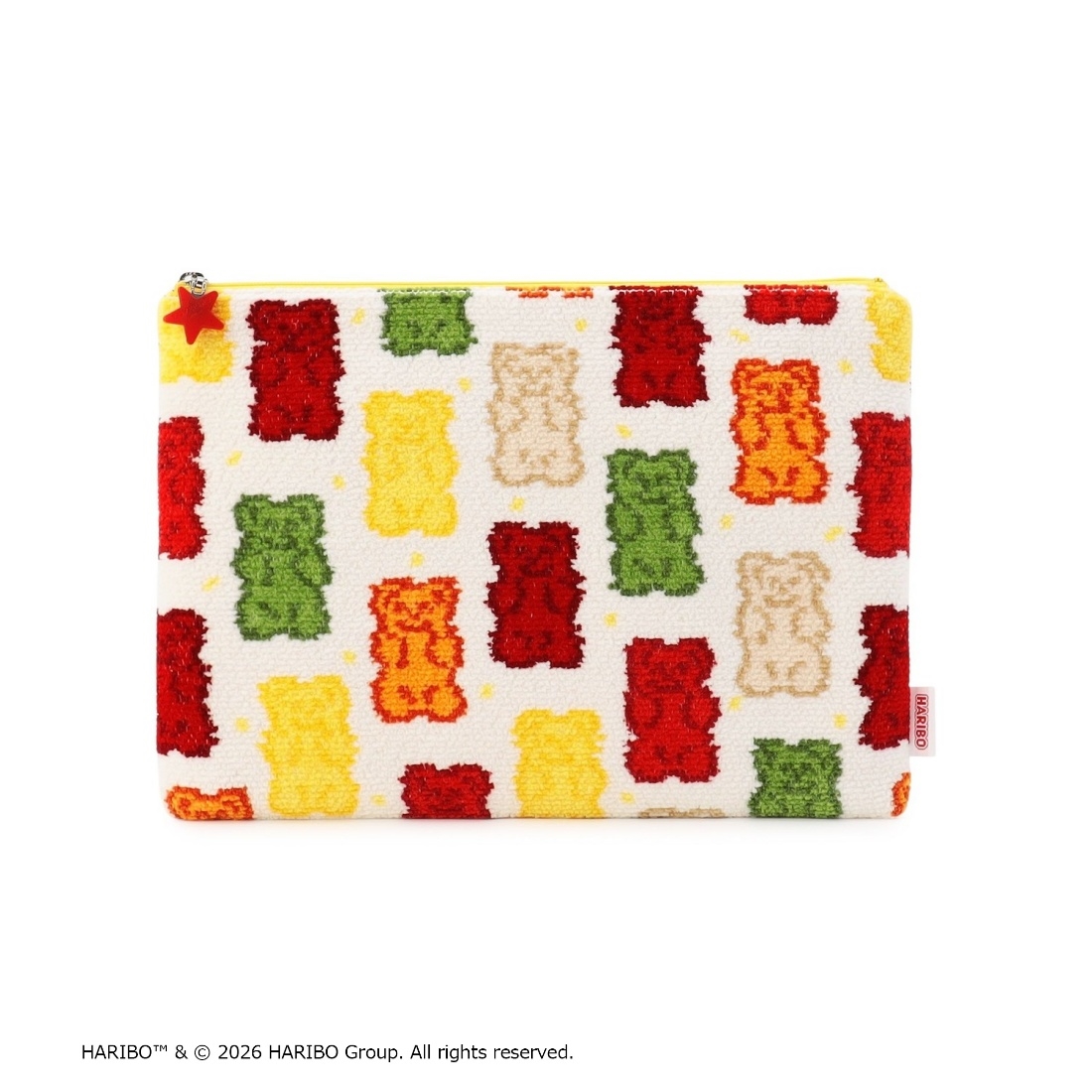 【抽選】ハリボーゴールドベア フラットポーチM L/HRB-260102(取扱店舗限定)