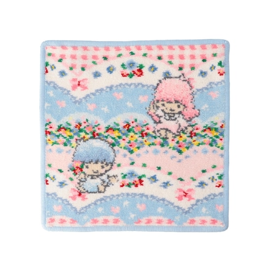 Littletwinstarsコラボ リトルツインスターズフラワー ハンカチ 取扱店舗限定 パープル Feiler フェイラー公式オンラインショップ Feiler