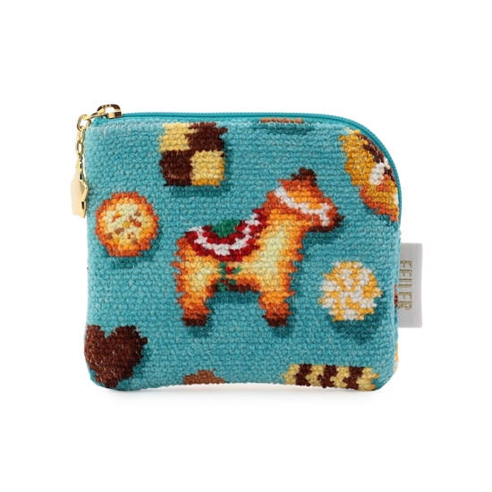 フィーカタイム カードポーチ FKT-257528（WEB限定）(ターコイズブルー