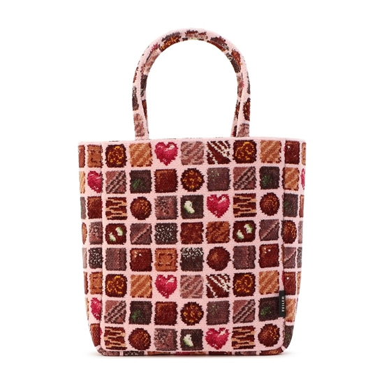 FEILER フェイラー 新品 リアローズ柄 シェニール織りトートバッグ 580-568.jpg