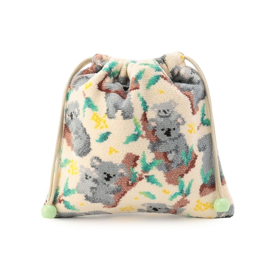 【新品】ラブラリーフェイラー★ホノボノコアラ★巾着 アイボリー21.5×21.5 2J9626120110_02_00.jpg