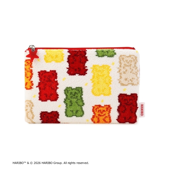 【抽選】ハリボーゴールドベア フラットポーチS L/HRB-260101(取扱店舗限定)