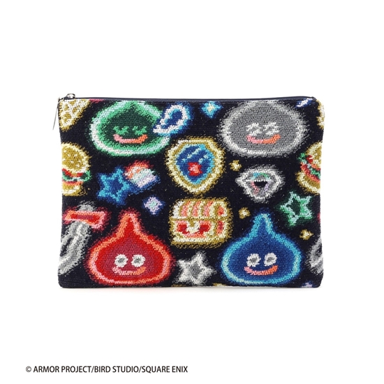 【抽選】ドラゴンクエスト ネオンカラー フラットポーチM L/DQN-260470(取扱店舗限定)