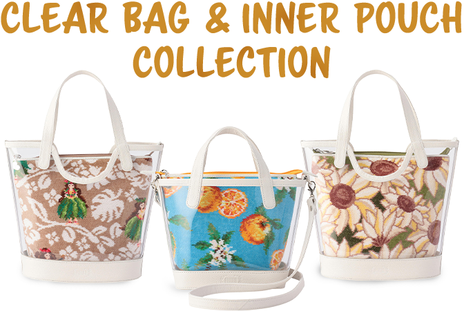 CLEAR BAG & INNER POUCH COLLECTION